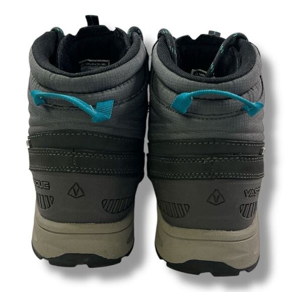 Vasque Hiking Boot Gray Blue Trail Outdoor Gorpcore Youth Size 5 - Picture 5 of 8